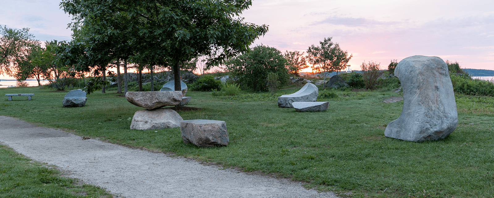 Gathering Stones at Sunrise